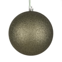 Vickerman 6" Wrought Iron Glitter Ball Ornament, 4 per Bag