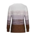 thumbnail image 3 of Besolor Hauts de Printemps Automne pour Femmes, Chemise à Manches Longues Imprimée Tendance, Blouse Décontractée Ample pour Dames, 3 of 6