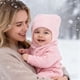 thumbnail image 3 of Gorro para niños de color sólido, elástico, de punto, para actividades al aire libre en invierno, para clima frío., 3 of 8