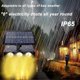 thumbnail image 5 of LED Solar Wall Lamp Outdoor Rainproof Water for Garden Courtyard Intelligent Light Control Lamp Adjustable Solar Light B, 5 of 5