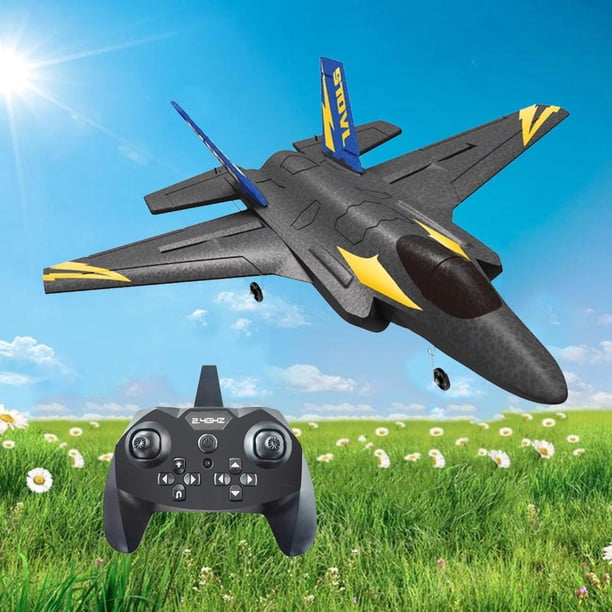 4- con hélice con engranaje de aterrizaje 15min 6 ejes Gyro Motor cepillado RC Plane RC Modelo para , 1 batería yotijar Listo para volar en avión RC