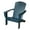 Navy, variant on Riverstone Solid Cedar Adirondack Extra Wide Chair with build in bottle opener & matching folding table - Navy