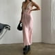 thumbnail image 4 of Vestidos de Fiesta Elegantes ajustado con estampado floral atado ropa de fiesta de cóctel para mujer Ygjytge Rosa T M para Mujer, 4 of 7