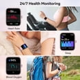 thumbnail image 3 of Reloj inteligente Mikego con Alexa, rastreador de actividad física, HD Touch, 3 of 7