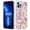 #1, variant on EUBUY for iPhone 13 Pro Max 6.7 TPU CaseiPhone 13 Pro Max 6.7 Blue Rose with Ring Buckle IMD Plating Double-sided Laminated Flower Series TPU Case #3