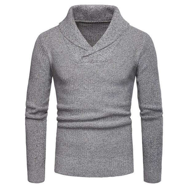 Suéter de otoño e invierno a la moda para hombre, suéter suelto de gran tamaño de colores mezclados Pompotops oipoqjl12774