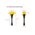 thumbnail image 2 of Set of 4 ISA Yellow Ignition Coils and Autolite Spark Plugs Compatible with 2007-2013 Nissan Altima 2.5L Replacement for UF509, 2 of 3