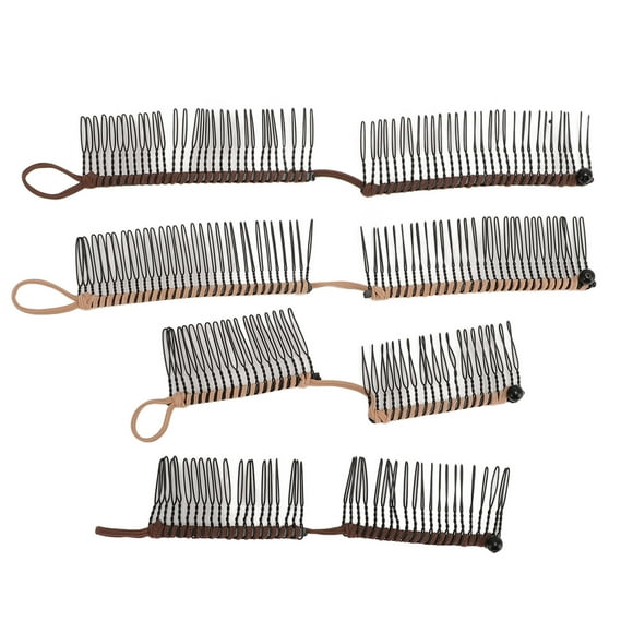 Women Adjustable Banana Hair Clip, 20 Teeth Banana Hair Clip 4pcs Fashionable for Ponytail