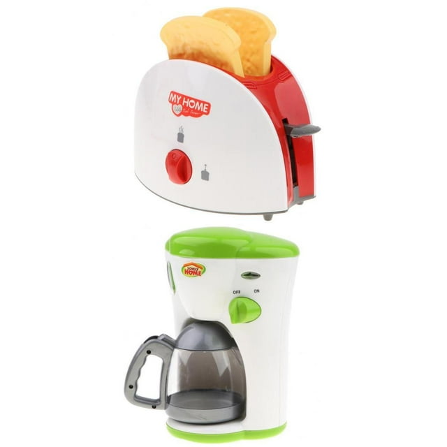 Juguete de simulación de electrodomésticos Sunnimix Modelo de Panificadora Cafetera