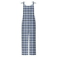 thumbnail image 4 of Frostluinai Plus Size Adjustable Overalls Casual Spaghetti Strap Plaid Jumpsuits Crew Neck Baggy Wide Leg Overalls Summer Rompers with Pocket, 4 of 5