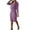 Purple, variant on Frostluinai Lounge Sets for Women Turtleneck Knit Sweater 2 Piece Plus Size Long Sleeve Knit Tops Midi Skirts Solid Lounge Skirts Sets