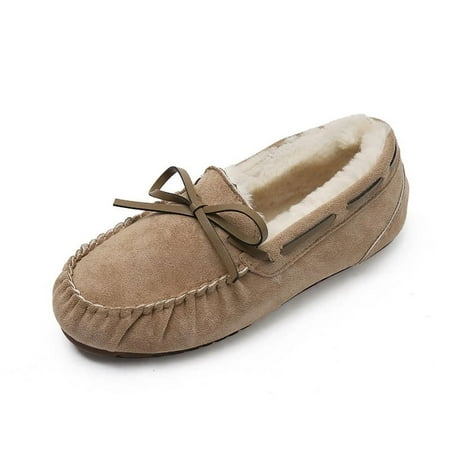 

XWQYRG Women s Cally Faux Fur Slipper