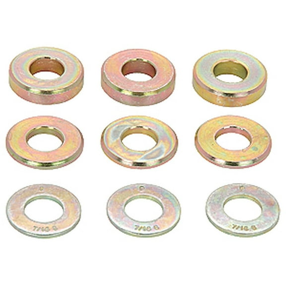 JEGS 82505 Mid-Plate Shim Kit Fits 7/16 in. Converter Bolts For use with 1/8 in.