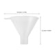 thumbnail image 2 of GAXIRE Scientific Filling Funnel Clear Plastic PP for Laboratory Reagent Addition, 2 of 8