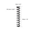 thumbnail image 2 of 8mm Outer Diameter 1.2mm Wire Dia 45mm Long Compression Spring 10Pcs, 2 of 5