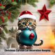 thumbnail image 5 of Figuras de gato de Navidad, decoración bonita y encantadora, árbol de decoración para gato, decoraciones colgantes para coche, 5 of 5