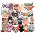 thumbnail image 1 of Cat Sticker Pack of Stickers Cute Cat Stickers for Laptops Hydro Flasks Water Bottles Luggage, 1 of 3