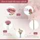 thumbnail image 3 of Flores artificiales con forma de hotop, 40 unidades, con tallo largo de 51 cm, 3 of 6