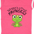thumbnail image 4 of Inktastic Daddy's Little Princess Cute Frog Girls Baby Bodysuit, 4 of 5