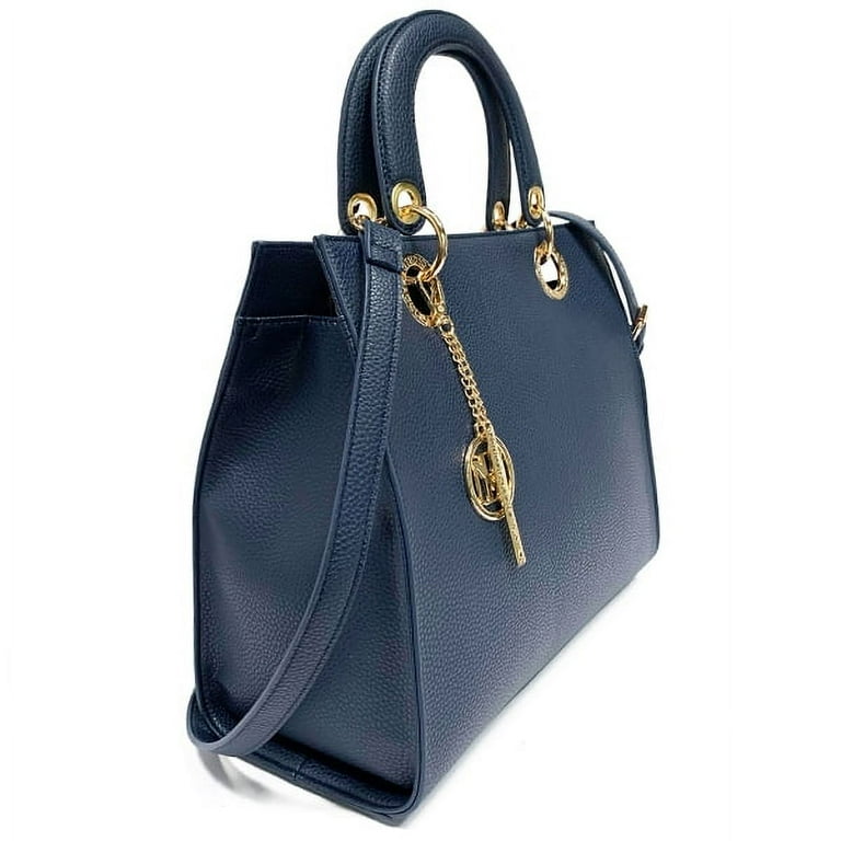 Badgley Mischka Navy Tote Bag - Walmart.com 