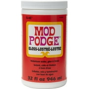 Mod Podge Sealer, Glue, and Finish, Gloss Finish, Clear, 32 fl oz