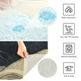 thumbnail image 3 of Yayeee Bath Rug for Bathroom Floor Non Slip Contour Fluffy Soft Absorbent Mat, 20"x24", Retro Halloween Cat, 3 of 7