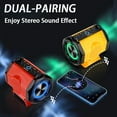 thumbnail image 4 of Altavoz Bluetooth Inalámbrico Reproductor MP3 Altavoz Amplificador para Makita/Dewalt/Milwaukee/Bosch Batería Li-ion de 18V 20V, 4 of 10