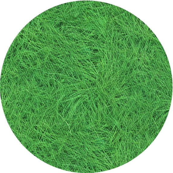Ahgly Company Machine Washable Indoor Square Transitional Green Area Rugs, 3' Square