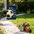 thumbnail image 3 of Garden Flag, Sports Ornament Vivid Soccer Pattern Yard Flag, Wear Resistant Polyester Hanging Decor for Lawn, Porch and Gate, great for match themed events and daily outdoor display, 3 of 6