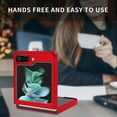 thumbnail image 3 of Allytechgroup for Samsung Galaxy Z Flip 7 Case, Hard PC Slim Fit Anti-Scratch Lightweight Protective Shockproof Back Cover Phone Case for Samsung Galaxy Z Flip 7, Red, 3 of 6