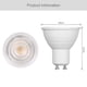 thumbnail image 1 of GU10 AC180-240V 6W Led Light Bulb lamp Cup Led Ampoule for Home Spotlight Energy Saving, 1 of 5