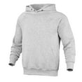 thumbnail image 3 of Dpytoraw Mens Autumn And Winter Letter Oversize Loose Hooded Pullover Sweater Top Blouse Coat, 3 of 5