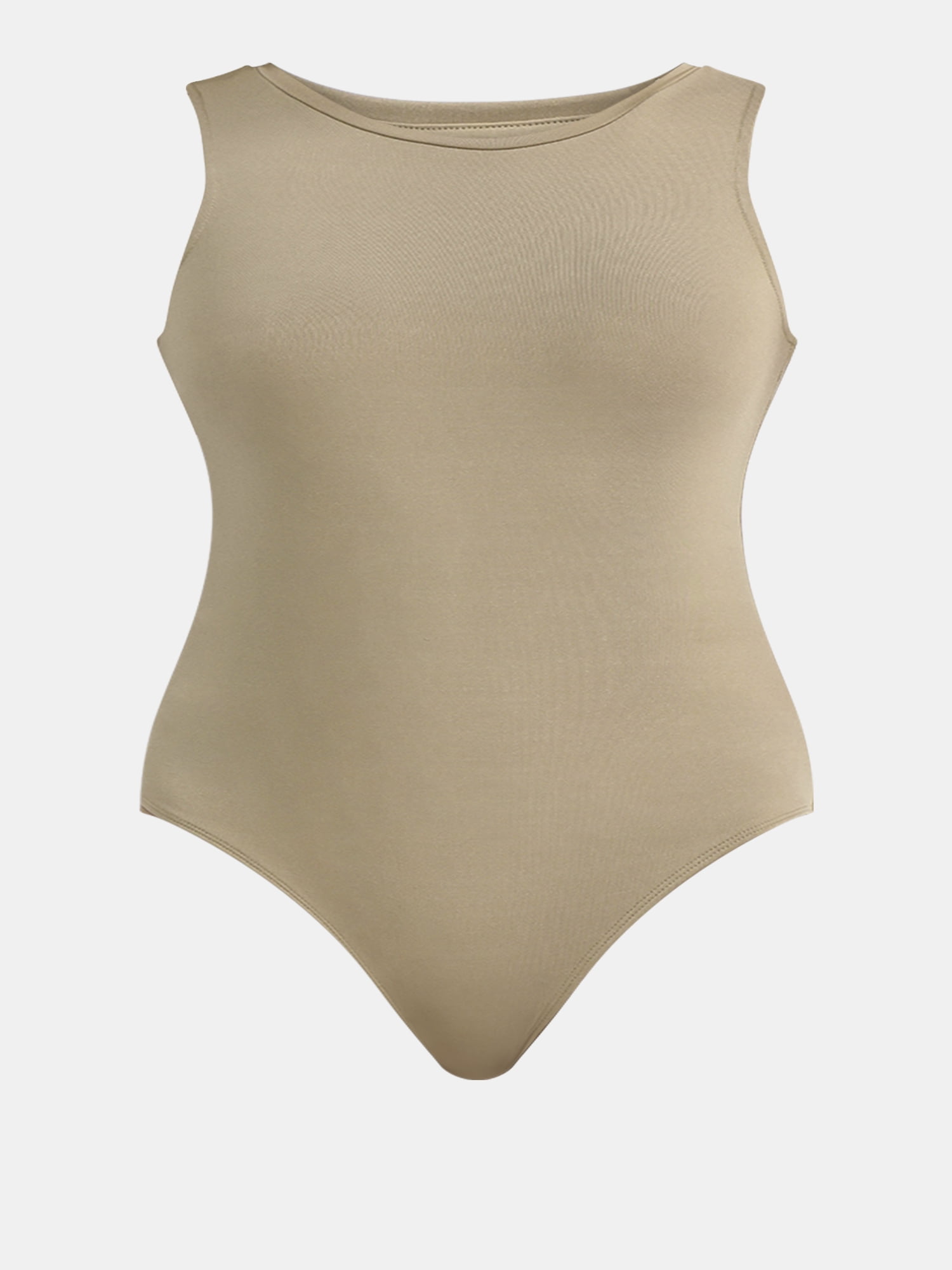 Time and Tru Women's Sleeveless Smoothing Bodysuit, Sizes XS-XXXL