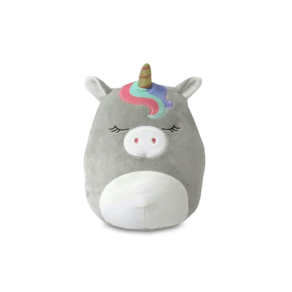 Kellytoy Squishmallow 20 Inch Plush Teresa the Grey Unicorn w