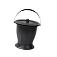 thumbnail image 5 of Wswqop Chamber Pot Spittoon Chamber Bucket with Lid Portable Toilet Bedpan Urinal Night Black, 5 of 9