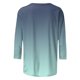thumbnail image 5 of mfyjkho Tops Para Hacer Ejercicio Para Mujer, Camiseta Estampada De Moda Para Mujer, Blusa Informal De Manga 3/4 Y Cuello Redondo Tops Para Salir Xxl, 5 of 6