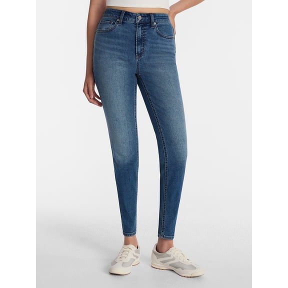 No Boundaries High Rise Skinny Jeans, 29" Inseam, Women's Sizes 00-20