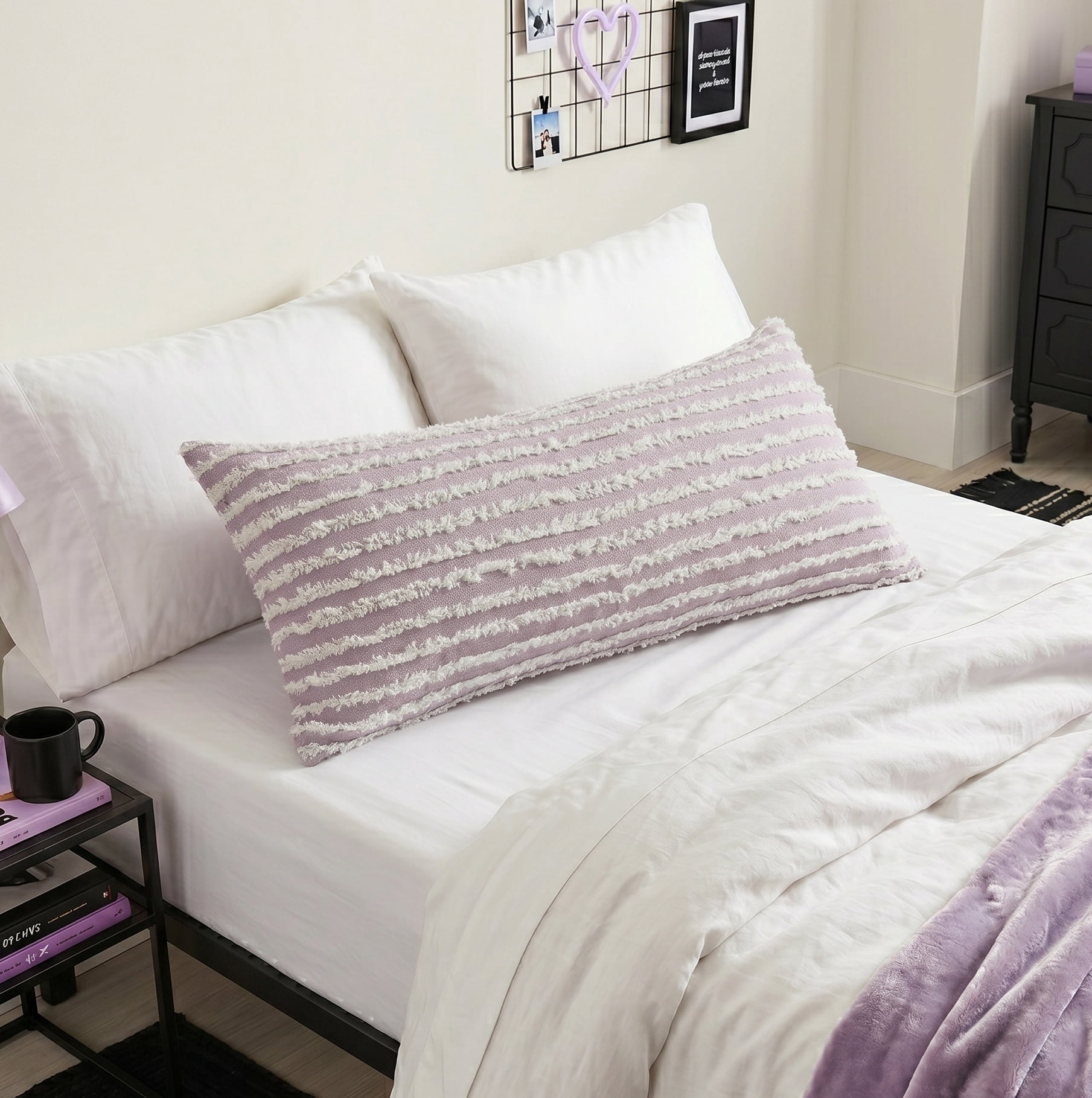 Harlow Hill Lavender Mist Wispy Ways Lumbar Throw Pillow