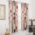 thumbnail image 3 of Christmas Nutcracker Candy Cane Pattern Blackout Curtains Window Drapes Room Darkening Thermal Insulated Grommets Blackout Curtains, for Living, Dining, Bedroom,2 Panels, 3 of 6