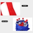 thumbnail image 6 of Large Capacity Storage Bag Foldable Shopping Bag with Reinforced Handle Large Capacity Waterproof Multipurpose Reusable Grocery Bag Holder Tote Bag, 6 of 7