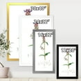 thumbnail image 4 of Designart 'Ancient Insects and Plants II' Farmhouse Framed Art Print, 4 of 4