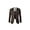 Dark Brown, variant on Lycody Kids Blazer Blazer Herringbone Jacket Fit Suit Formal Blazer for Party Wedding Homecoming 2T-20 for Kids and Boys