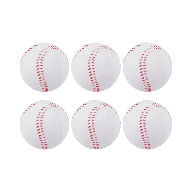 Balle de Baseball Sport 6X à Impact Réduit 10 Pouces Adulte Jeunesse Balle Souple pour Jeu Compétition Lancer Attraper Entraînement