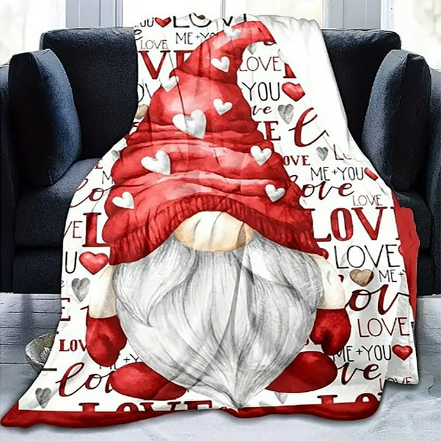 TopLLC Throw Blanket Christmas Fleece Throw Blanket Xmas Red Christmas Tree Deocr Super Soft Warm Blanket For Bed Couch Cozy Fuzzy Throw Blanket For Travel Camping 27.56x39.37in flannel print blanket