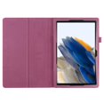 thumbnail image 5 of Para Samsung Galaxy Tab A8 10.5 (2021) Funda De Tableta Con Textura De Litchi Cubierta Protectora De Cuero PU Con Auto Wake/Sleep - Negro, 5 of 5