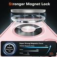 thumbnail image 3 of PYYNA-Magnetic for iPhone 16 Case, Upgraded Full Camera Protection, Compatible with Magsafe, Drop Protection, Translucent Matte Back Bumper Phone Cover 6.1-Inch (Light Pink), 3 of 4
