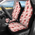 thumbnail image 3 of Pzuqiu Car Seat Cover, Compatible with Car Interiors Vans Seats, Car Seat Covers for Truck Sedans Easy to Install, Strawberry and Floral, 3 of 10