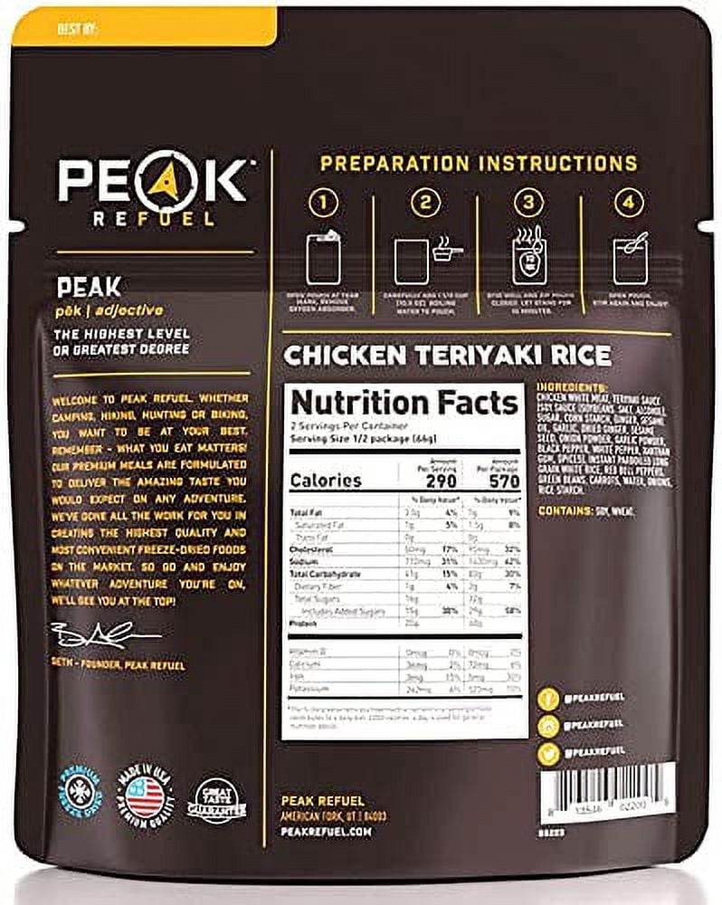 Peak Refuel - Chicken Teriyaki - 1 pouch