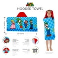 thumbnail image 5 of Super Mario Kids Hooded Bath Towel, 100% Cotton, 5 of 9
