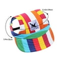 thumbnail image 2 of OutmaxHome Dog Baseball Cap Peaked Cap Pet Sun Hats with Ear Holes Sport Hat for Small Medium Doggies Puppies Cats Visor Hat Girls Boys, 2 of 3
